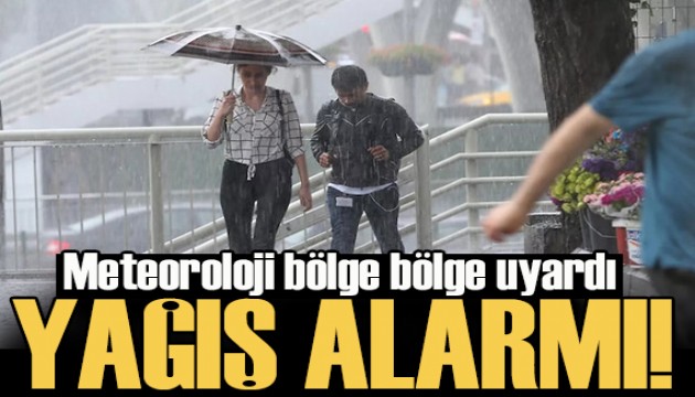 Meteoroloji'den kuvvetli yağış ve rüzgar uyarısı!